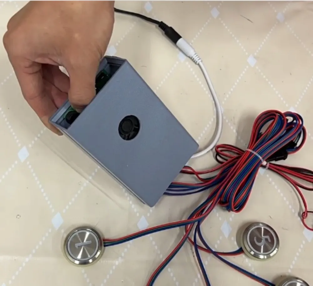 Elevator Button Prop Real Life Escape Room Press Buttons to Open Door and Get the Clues Chamber Game EX ZYU