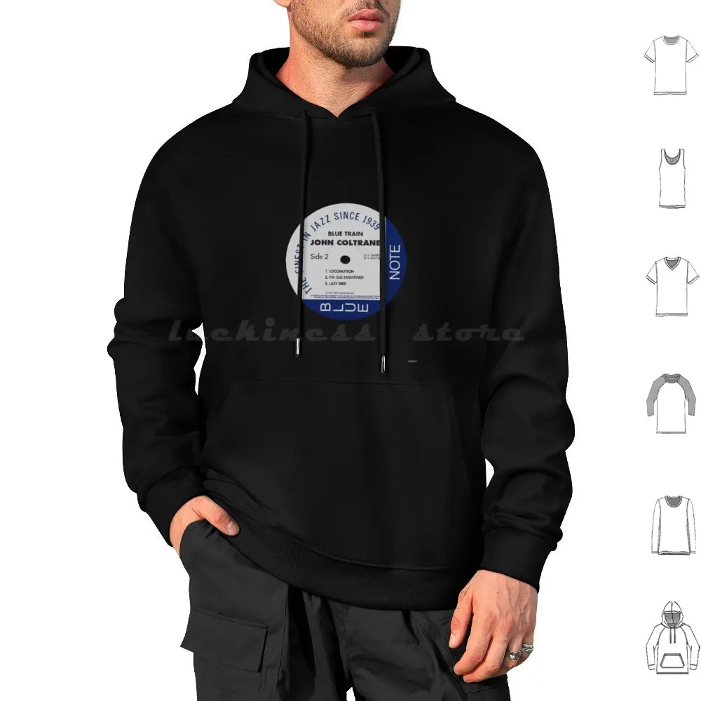 

Blue Train Coltrane Hoodies Long Sleeve Jazz Music Band Sonny Clark Idris Muhammad John Coltrane Pharoah Sanders Blue