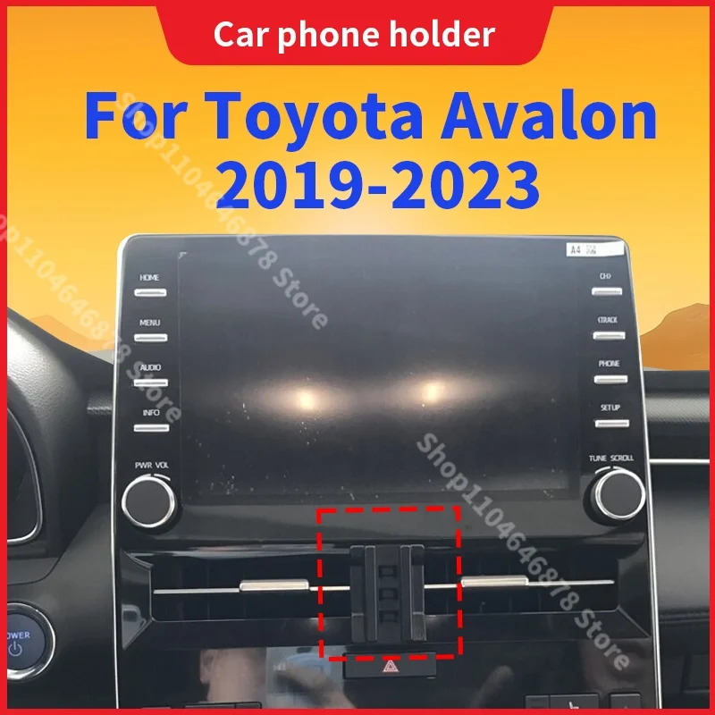 

Car Phone Holder For Toyota Avalon 2019 2020 2021-2023 Mobile Phone Mounts Car Wireless Charging Special Fixed Base Accessories