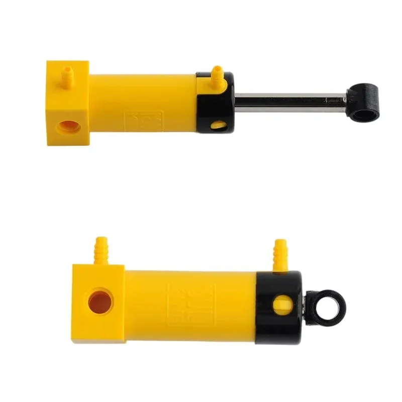 MOC Technischer Schlauch, Luftpumpe, Tank, Schubstange, Putterschalter, Kolben, kompatibel mit Legoeds, pneumatische Teile 42043, 47225, 61904 9641