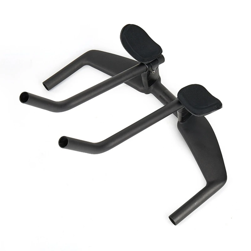 Guidon de vélo avec repose entièrement en carbone, barre Aero Track, câble interne, 15 degrés, 420mm