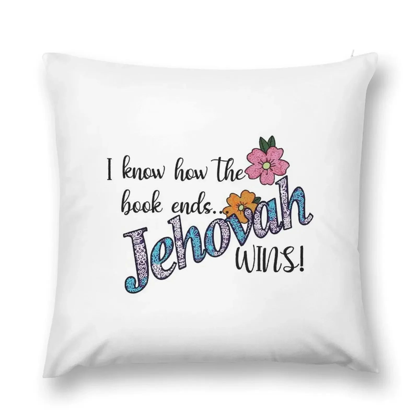 Jehovah WINS!!!! Throw Pillow luxury decor christmas ornaments 2025 Cushion Cover Luxury pillow