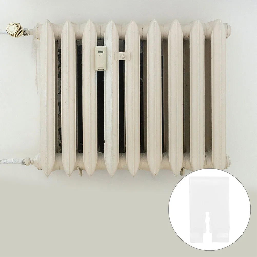Cubierta de inserción de soporte de radiador, gancho de Panel de plástico, funda protectora antivibración para calefacción de hogar y oficina, seguridad de invierno, 12 Uds.