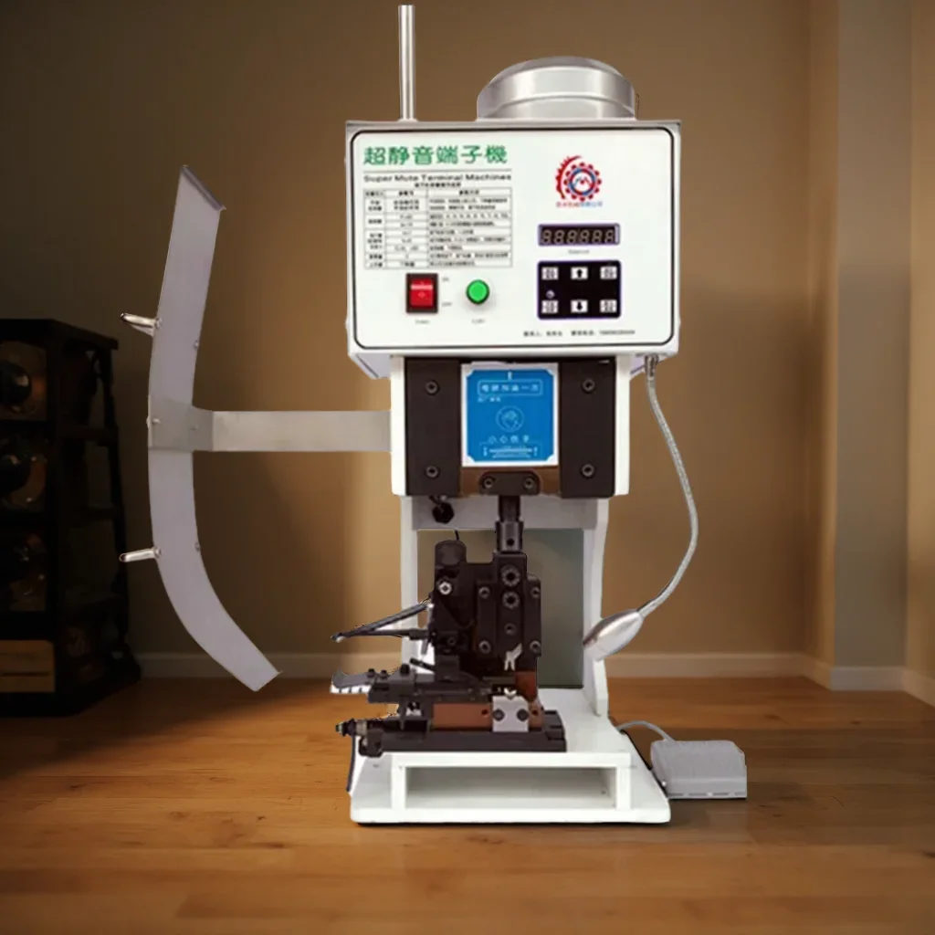 

НОВИНКА: Высокоскоростной бесшумный пресс для обжима проводов 1.5T/2.5T, автоматический кримпер для плоских кабелей, поддержка различных разъемов