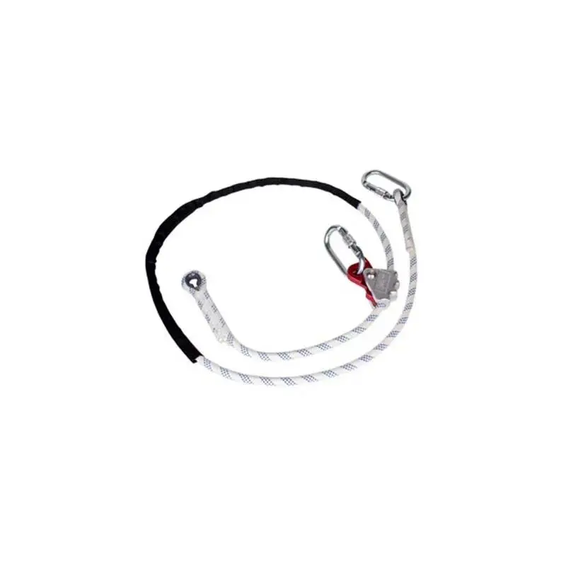 Electric cement pole aerial work anti-fall fence with electrician, climbing pole safety belt