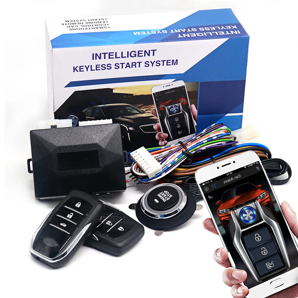 Universal Remote Car Starter with Auto Start Stop