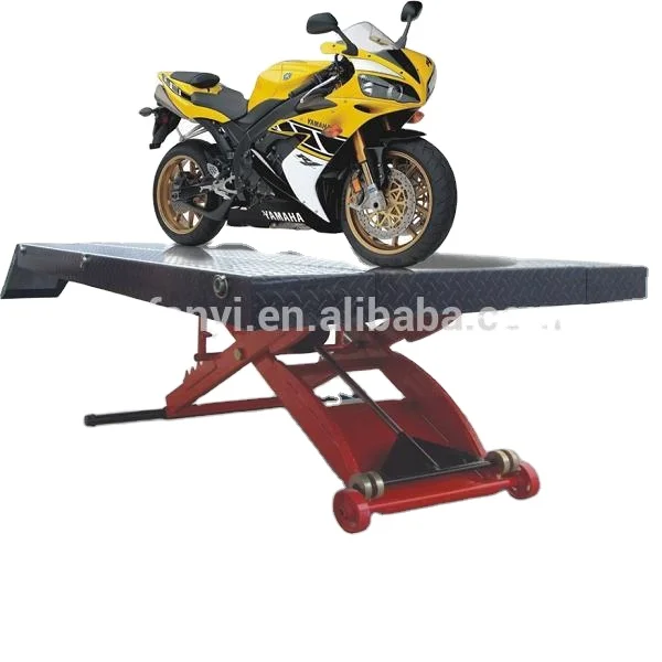 Fanyi تسليم سريع جودة عالية 500 كجم دراجة نارية مقصية رافعة رفع لورشة العمل دراجة نارية رفع