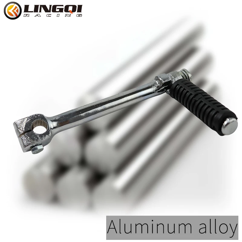 LYNNCHI Motorcycle 13mm Mounting Hole Starting Lever Kick Start Starter Levers For 125cc 200cc 250cc Engine Dirt Pit Bike Parts