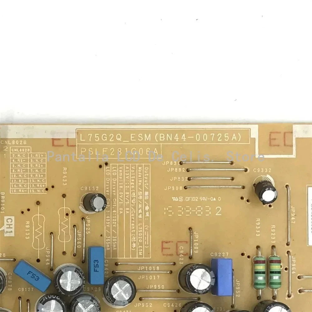 BN44-00725A L75G2Q_ESM Original Power Supply Board for Samsung TV UA75H7500AJXXZ 100% Tested