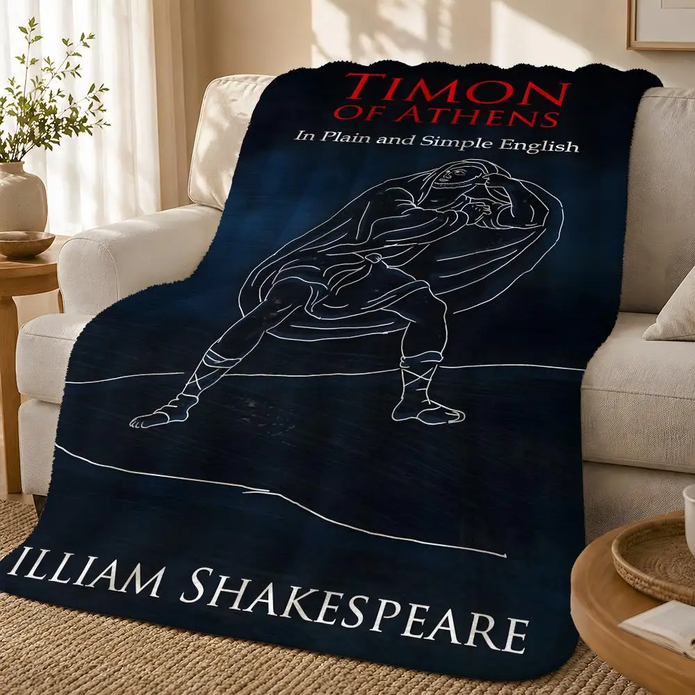 Timon Of Athens Throw 1pc Flannel Blanket Soft Lightweight Warm Cozy For Bedroom Sofa Bed