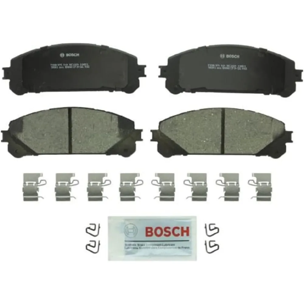 

BOSCH BC1324 QuietCast Premium Ceramic Disc Brake Pad Set - Compatible with Select Lexus NX200t, NX250, NX300h, NX350/350h, RX35