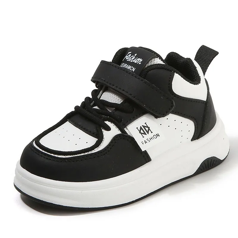 Child Sports Shoe 2026 Spring  Autumn New Simple Child Soft Soled Board Shoe Fashionable Boy Slip Student Casual Running Shoes