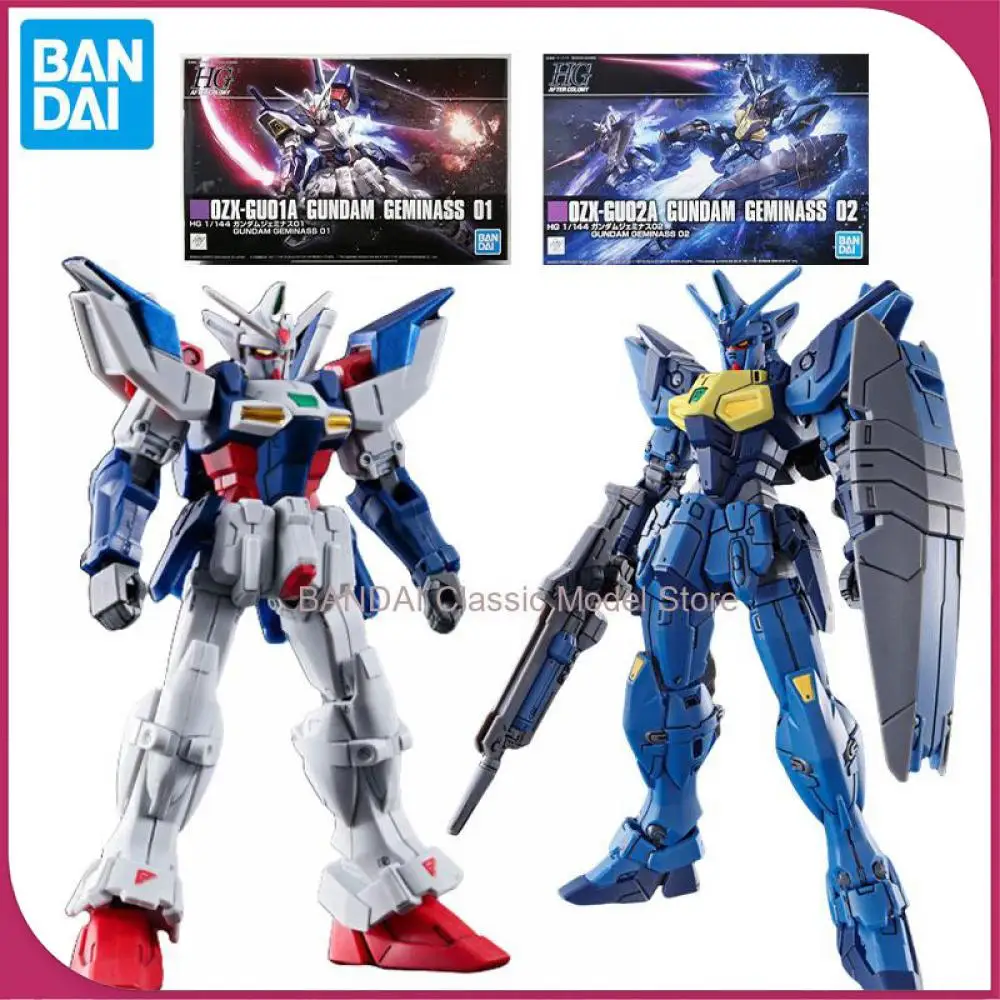 

Bandai OZX-GU02A Gundam Geminass 02 Action Figures Mobile Suit Gundam Geminass 01 Anime Figure Assembled Model Kit