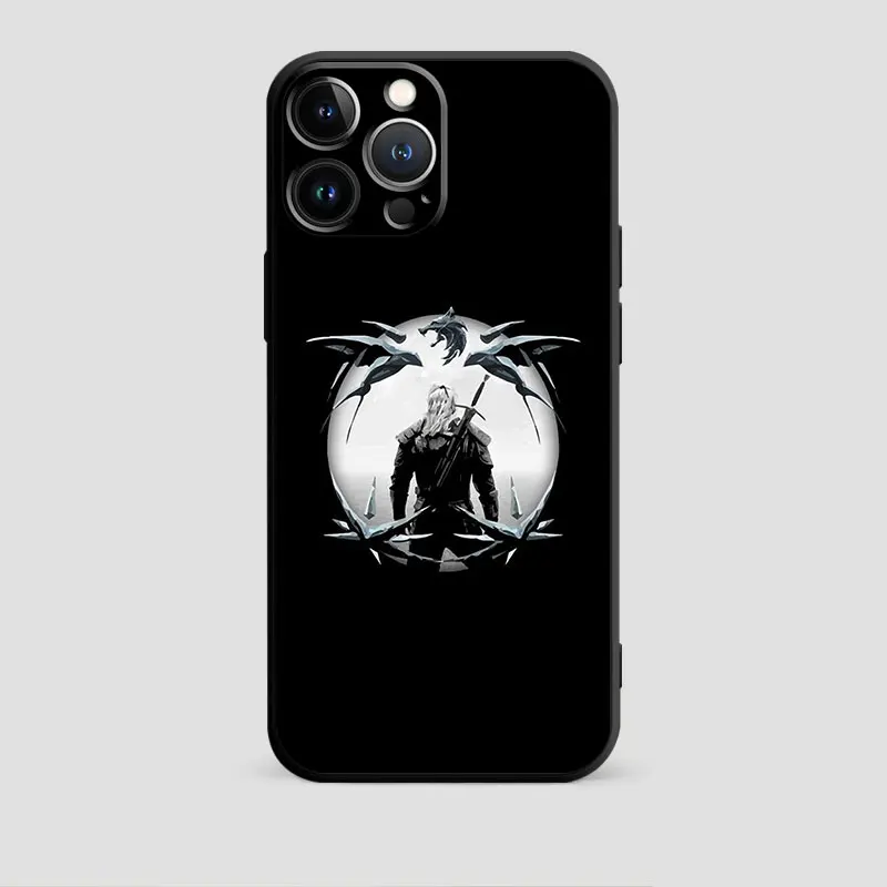 For iPhone 15 13 11 12 14 Pro Max X XR 6 8 7 Plus Mini 6S XS 5 12mini 13mini Witcher Game Logo Phone Case Shell