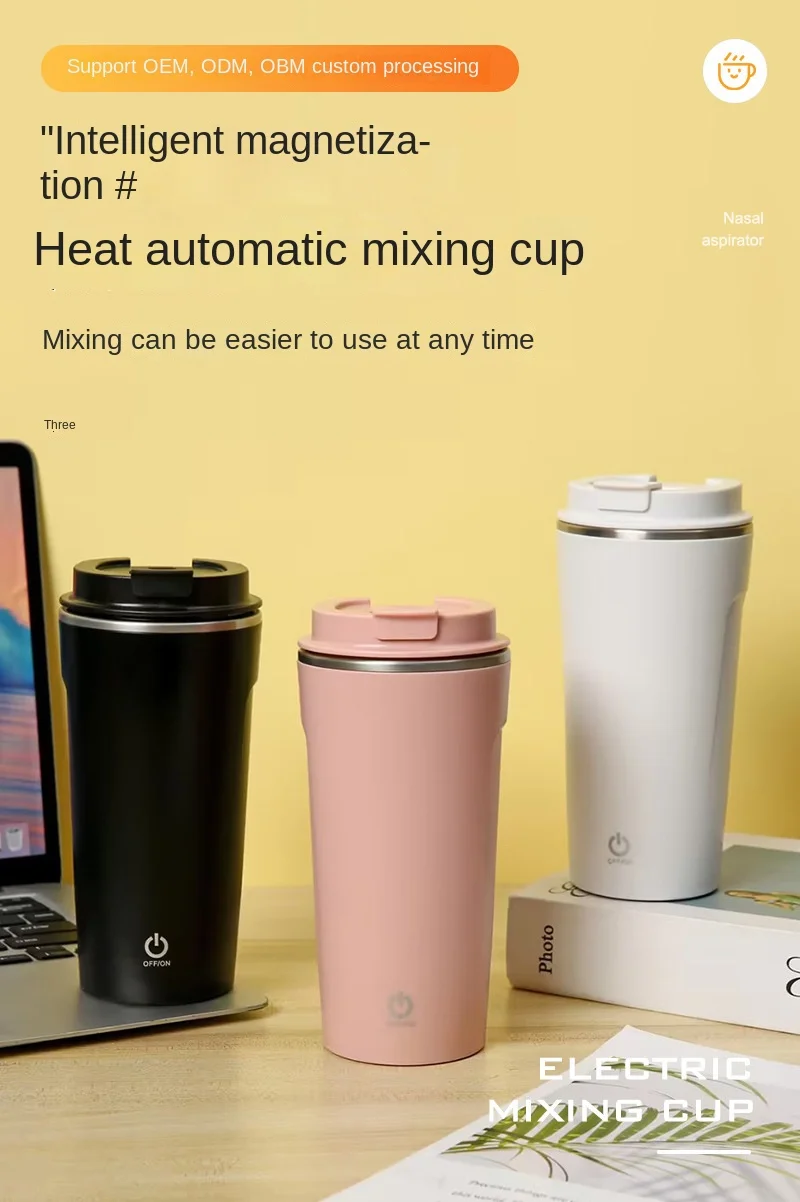 Electric Protein Powder Mixing Cup Automatic Shaker Charging Wireless Household Bottle Milk Coffee Blender Kettle Gym Outdoor
