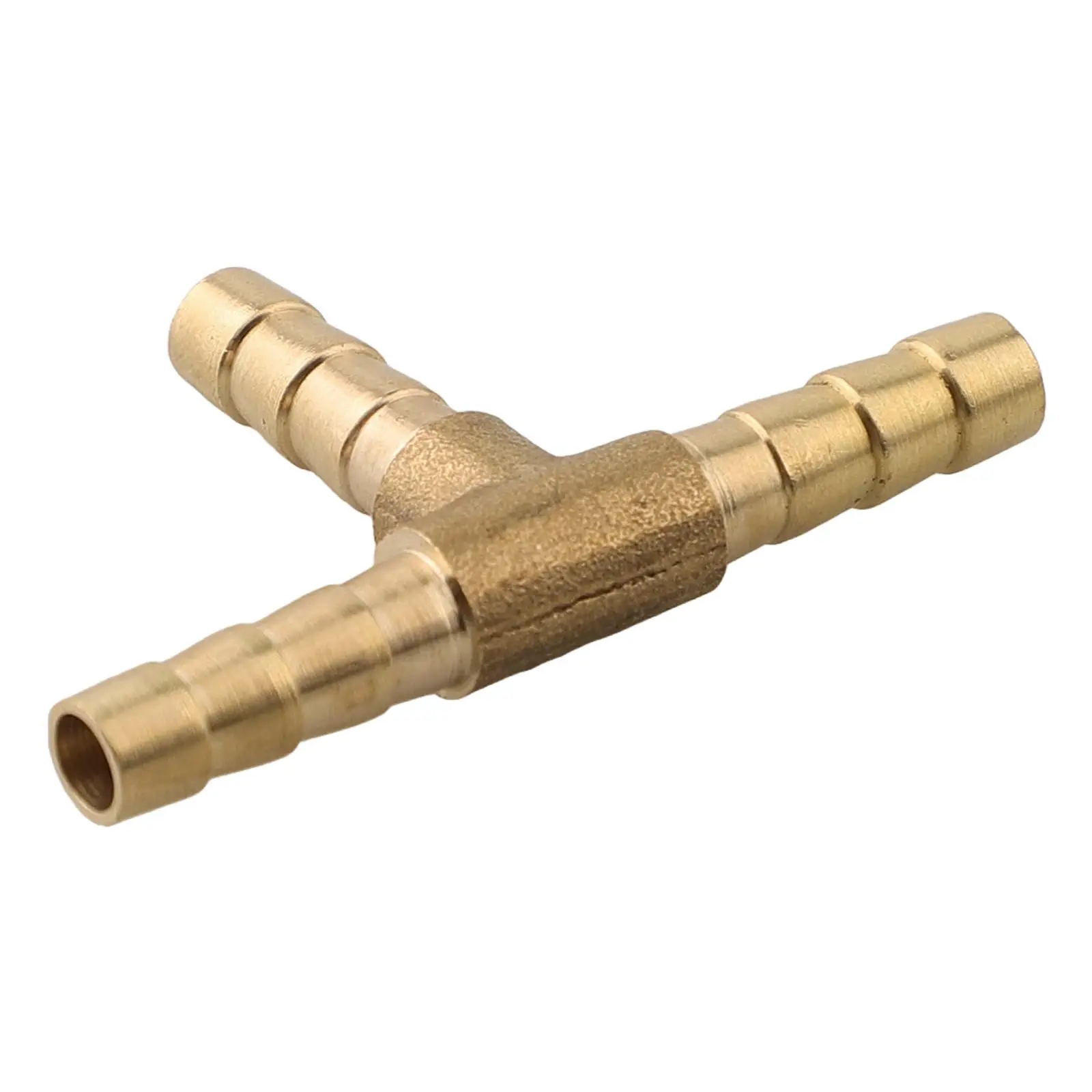 1pc Brass 3 Way Barbed Tee Splitter Fitting Tubing Hose Connector 6-6-6mm/8-8-8mm Adapter For Water Systems