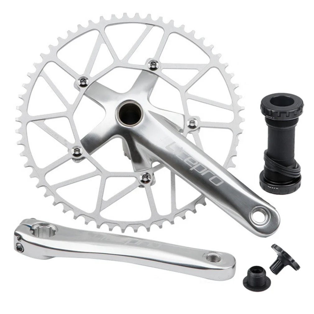 Litepro Bicycle Hollow Integrated 130BCD Crank Chainwheel Folding Bike Single Narrow Wide Chainring Sprocket