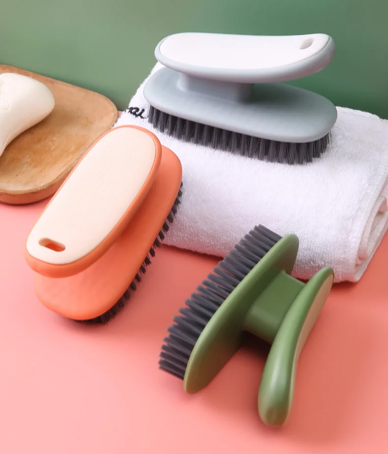 Scheuerbürste mit harten Borsten, Wäsche, Kleidung, Schuhe, Scheuerbürste, tragbare Kunststoff-Hände-Reinigungsbürste für Küche und Badezimmer