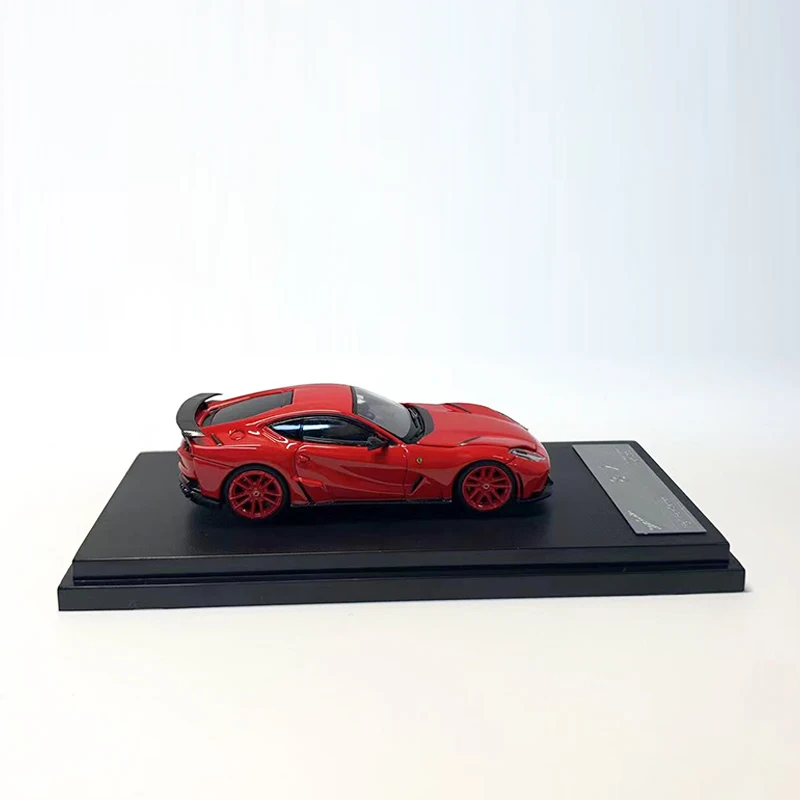 سيارة طراز Stance Hunters-Diecast ، سبيكة ، مركبة رياضية ، Novitec ، N-Largo ، 1:64 ، أحمر