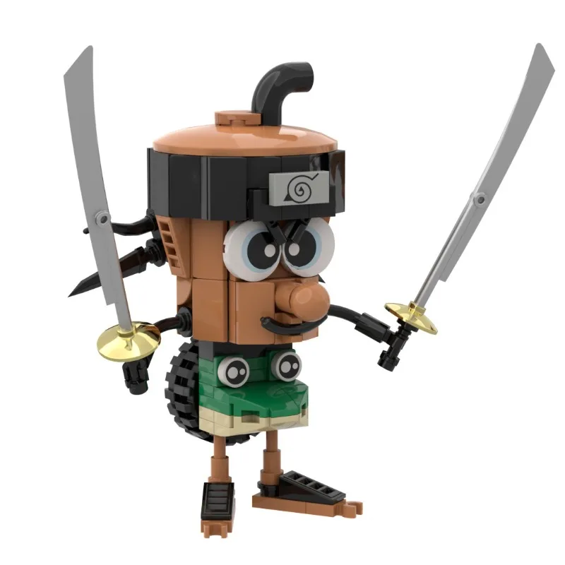 Kit de guerrero animal híbrido de 203 piezas: modelo de criatura de fantasía MOC para adolescentes, regalo único de bricolaje con guía