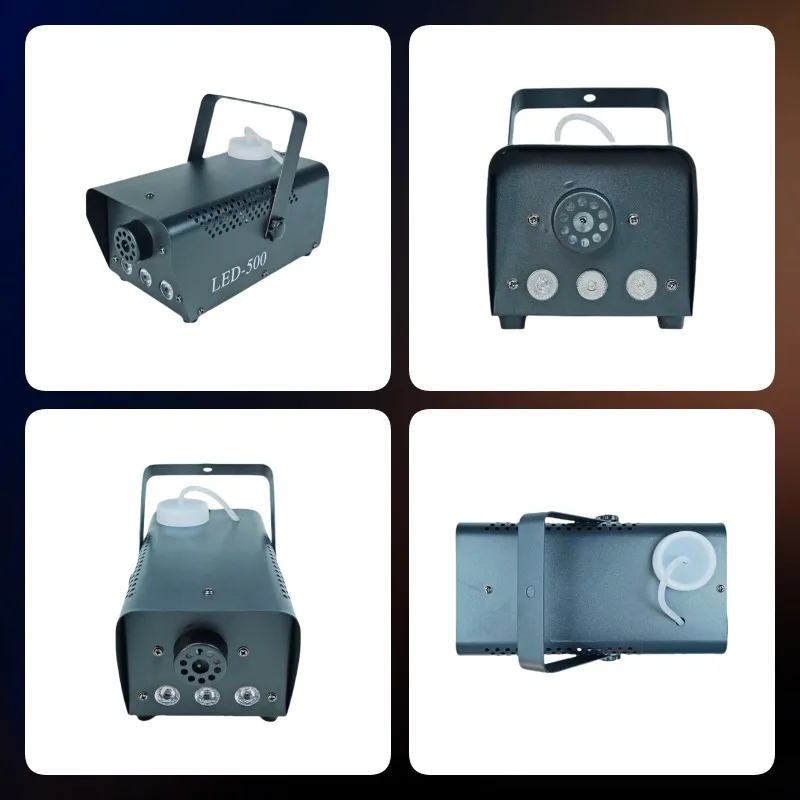 Mini Stage Smoke Machine Portable Smoke Machine Remote Control for Wedding Party Festival
