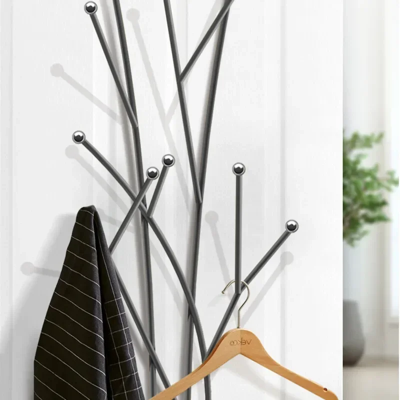 Light Luxury Porch Coat Rack Creative Bathroom Wall Hanging Towel Hook Simple Living Room Bedroom Clothes Hanger Organizer