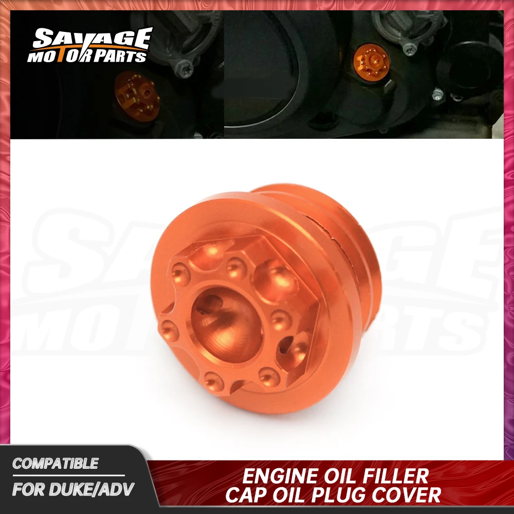 Engine Oil Fuel Filter Cover For 640 790 890 Duke ADV LC4 SMC 990 1290 1390 Supermoto Duke Right Straight Crankcase Cover O-Ring