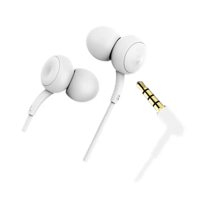 R53C 3.5Mm Headphone for PC Laptop Corded Earbuds Computer Headset with Microphone Noise Canceling in-Ear Earphones