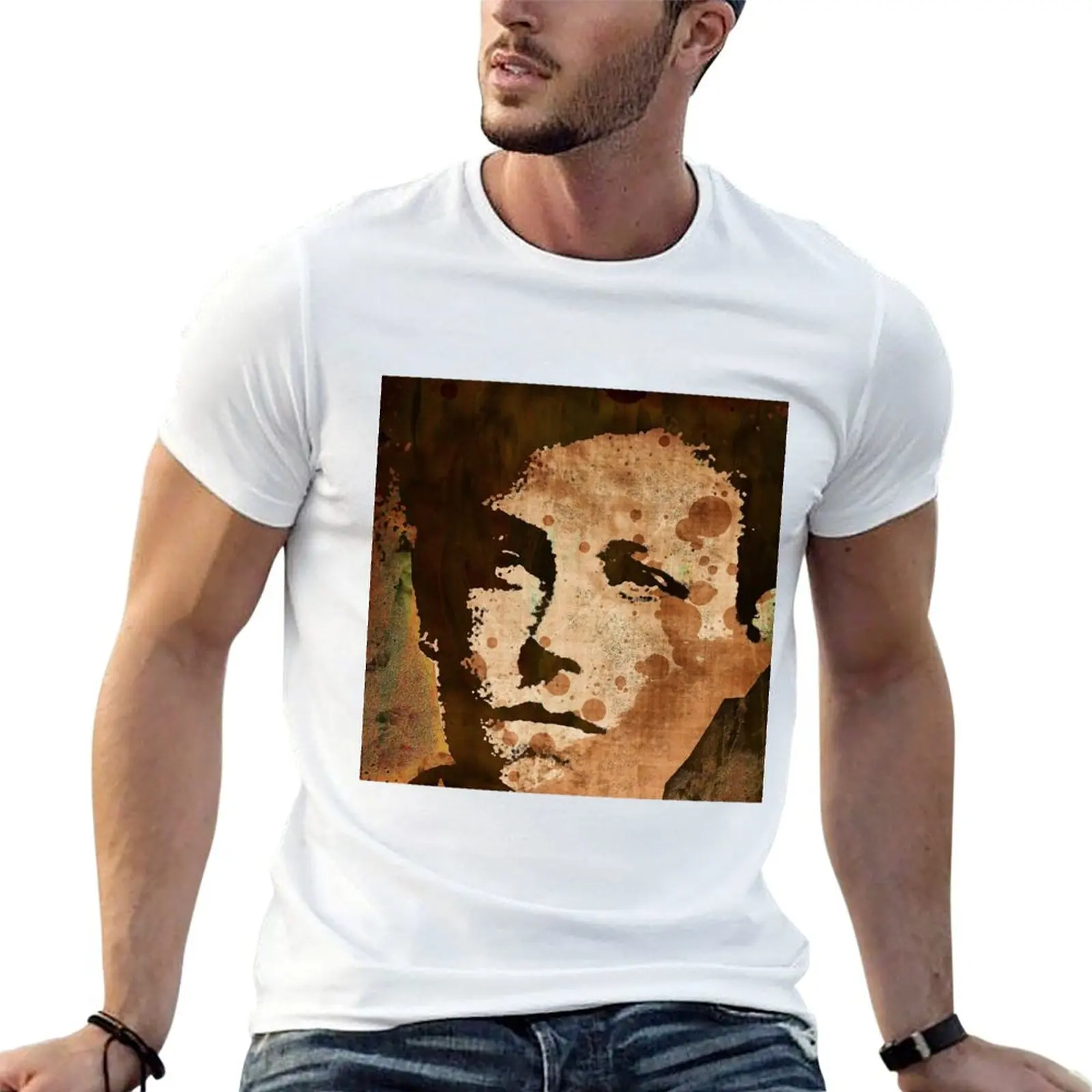 ARTHUR RIMBAUD poster T-Shirt Plus Size Lightweight Tee Shirt