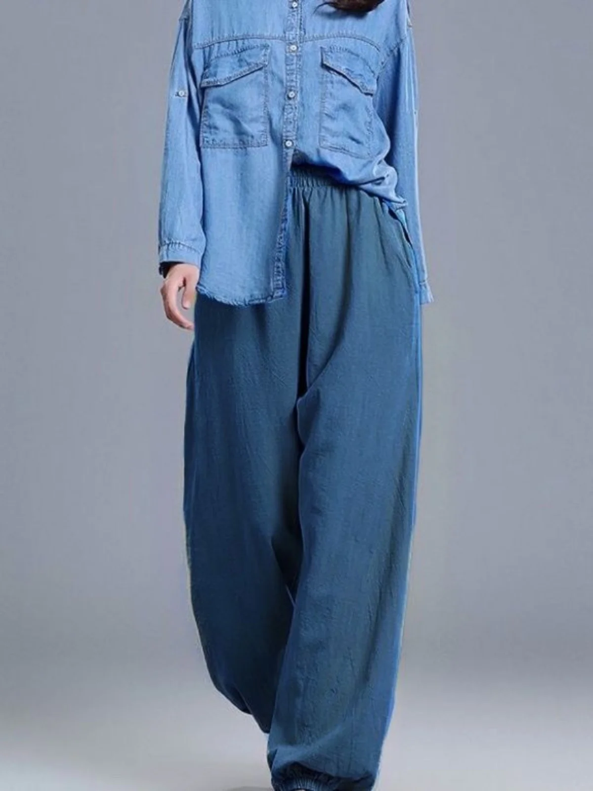 

Хлопково-льняные брюки с высокой талией для мужчин и женщин, брюки для йоги, брюки-фонарики, тренировочные брюки для боевых искусств, повседневные брюки Харлан