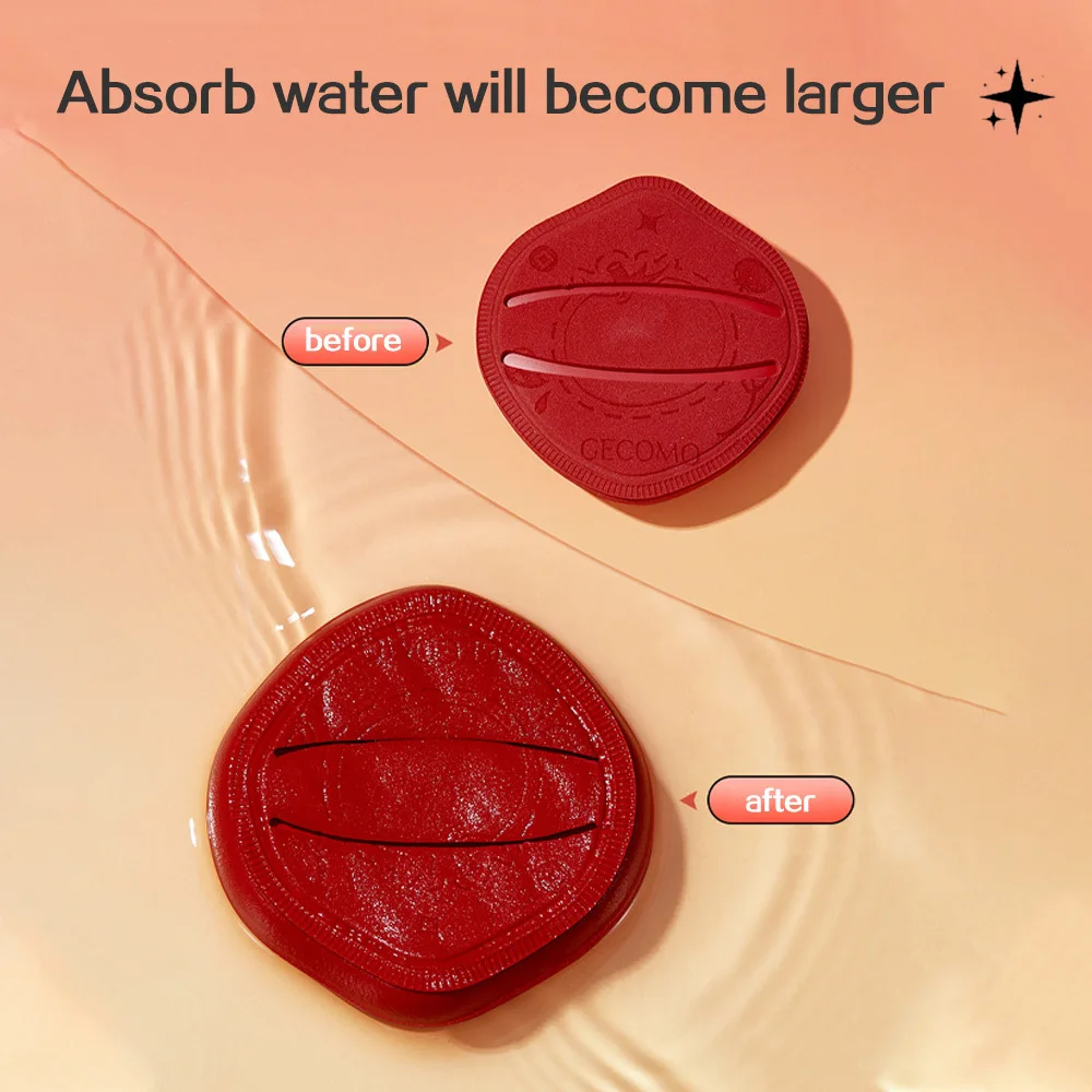 Esponja para base en polvo, cojín de aire súper suave, licuadora de maquillaje, esponja de malvavisco, aplicador cosmético de doble uso húmedo y seco, 1/4 Uds.