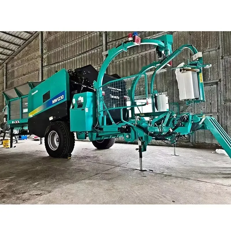 Full Automatic Green Storage Baler | Corn Straw & Forage Harvesting Machine |High-Efficiency Silage Packing for Waste Reduction