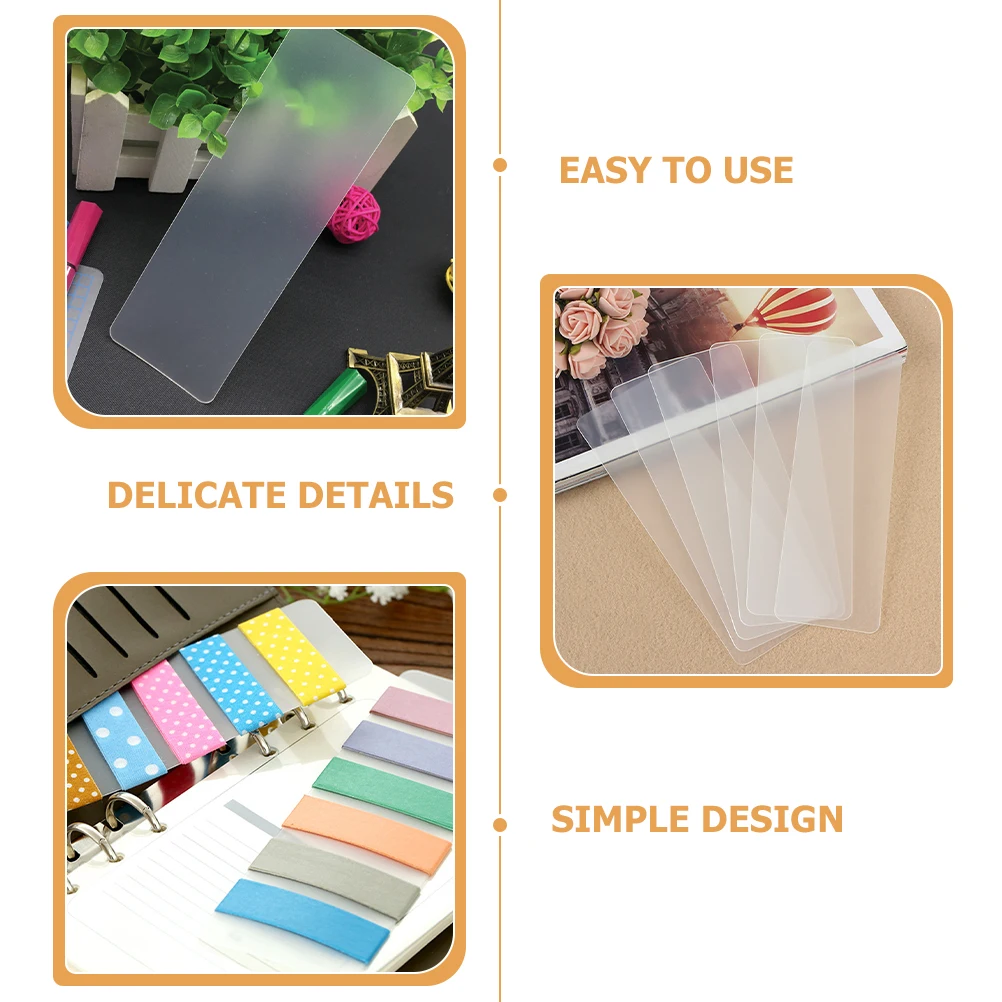 

100pcs Sub-Packing Tape Dispensers Pvc Material Portable Lightweight Storage Easy Carry Office Supplies