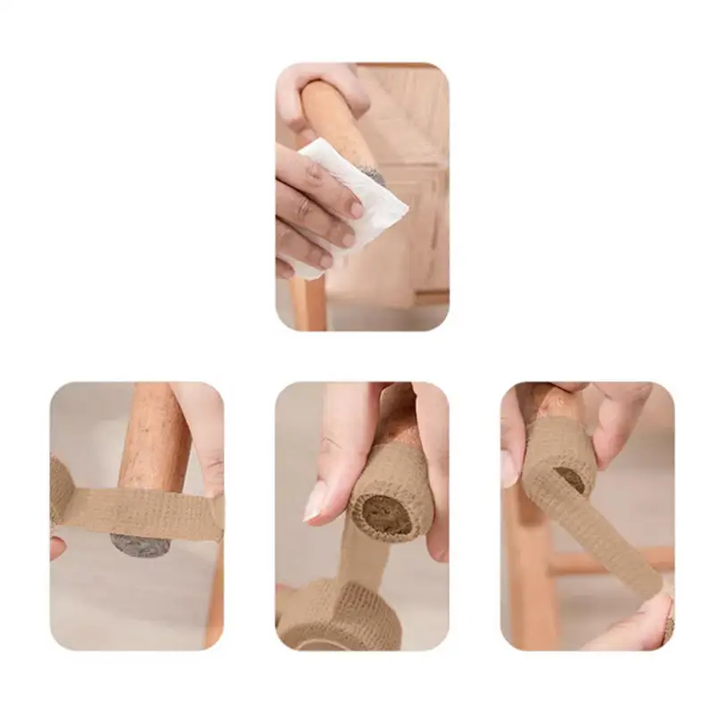 8 pezzi nuova protezione per il pavimento delle gambe della sedia cuscinetti per mobili per pavimenti in legno sedia da scrivania gambe calzini antiscivolo riduzione del rumore nastro per le gambe regalo