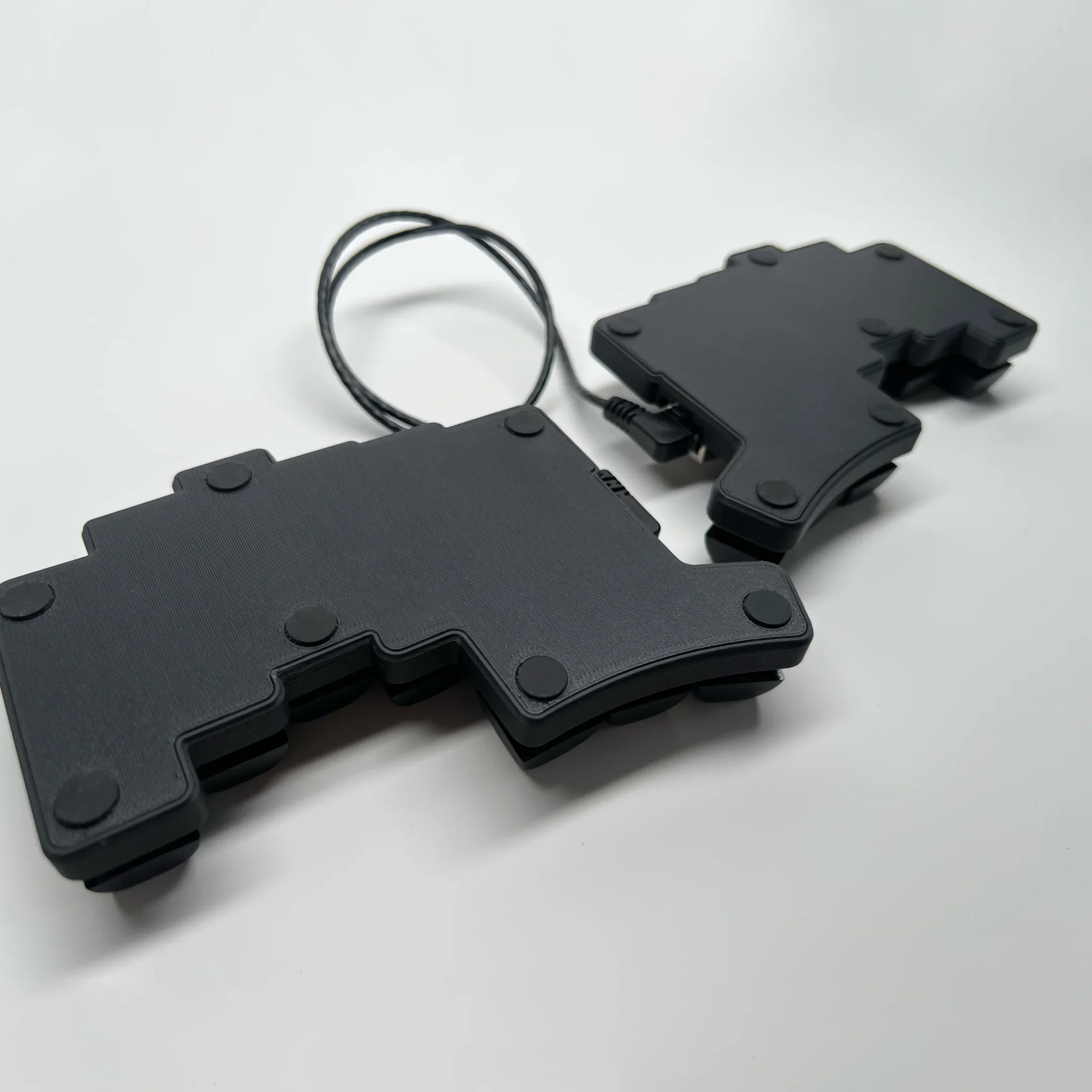 Cheapino V2 Split-toetsenbord 36 toetsen MX-schakelaars Bedraad Hot Swap PLA Custom Grey Wood V4-schakelaar QMK Ergonomisch mechanisch toetsenbord