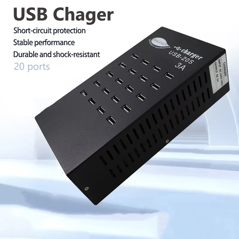 20 ports usb charger Multifunctional USB Charging Station Dock 3A 5V 300W Universal Mobile Phone Desktop Repair Shop