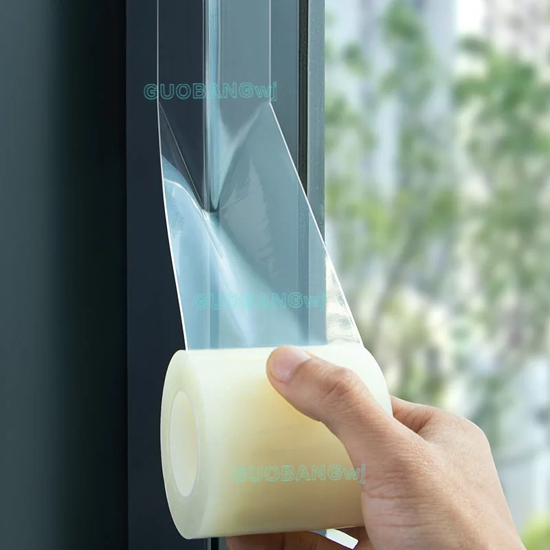 Transparent Window Weather Seal Strip,Self-Adhesive Door Gap Tape,Waterproof Draft Blocker for Winter,Soundproofing Width5-10cm