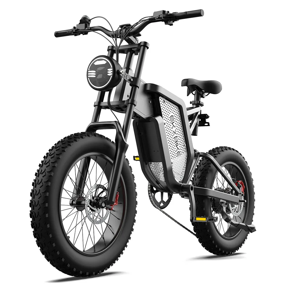 EKX X20 Electric Bicycle 35AH 2000W 48V Adult Mountain Ebike 20 Inch Mountain Moped Men's Road Hydraulic Oil Brake Electric Bike