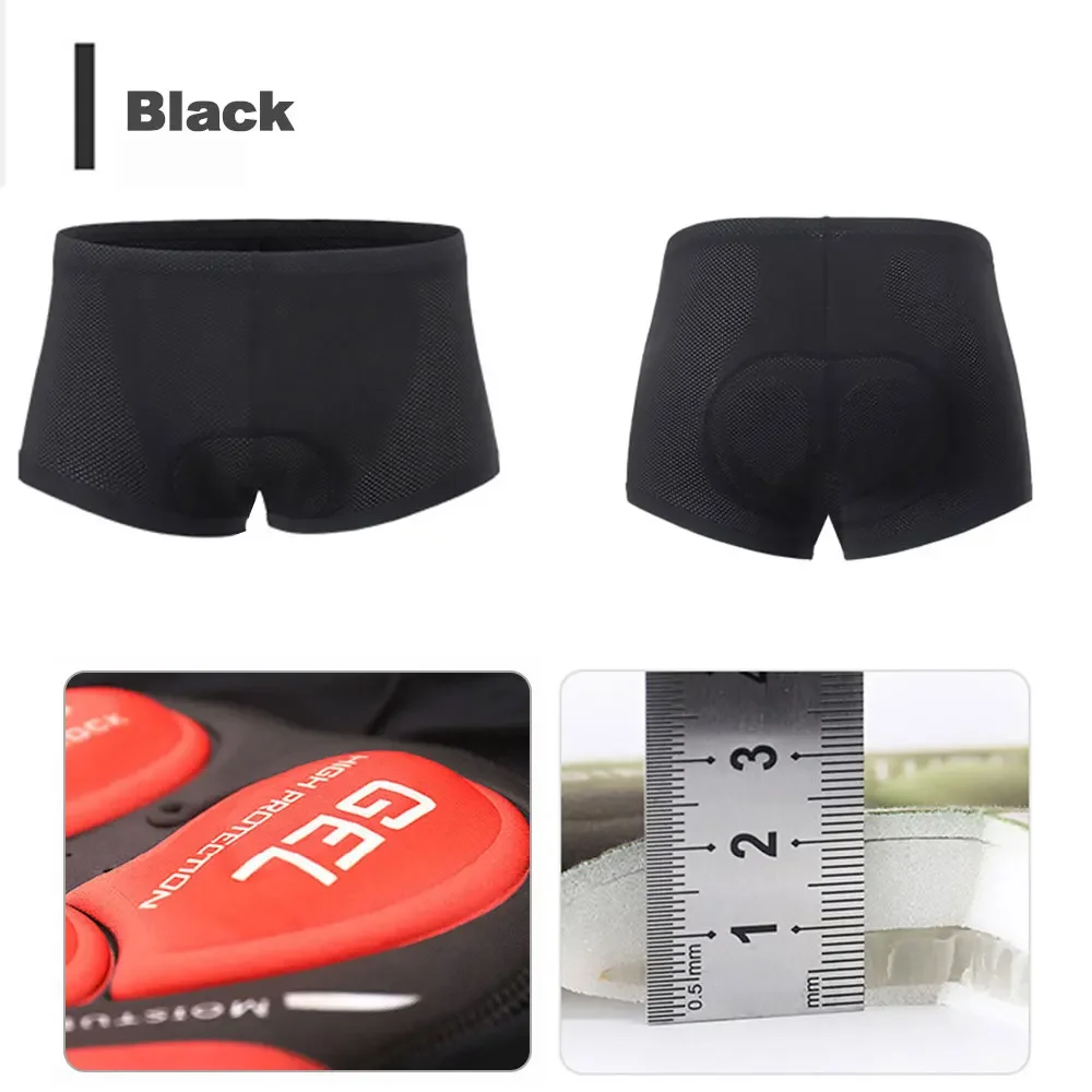 NEWBOLER Breathable Cycling Underwear Cycling Shorts  5D Gel Pad Shockproof Bicycle Underpant MTB Road Bike Underwear Man Shorts