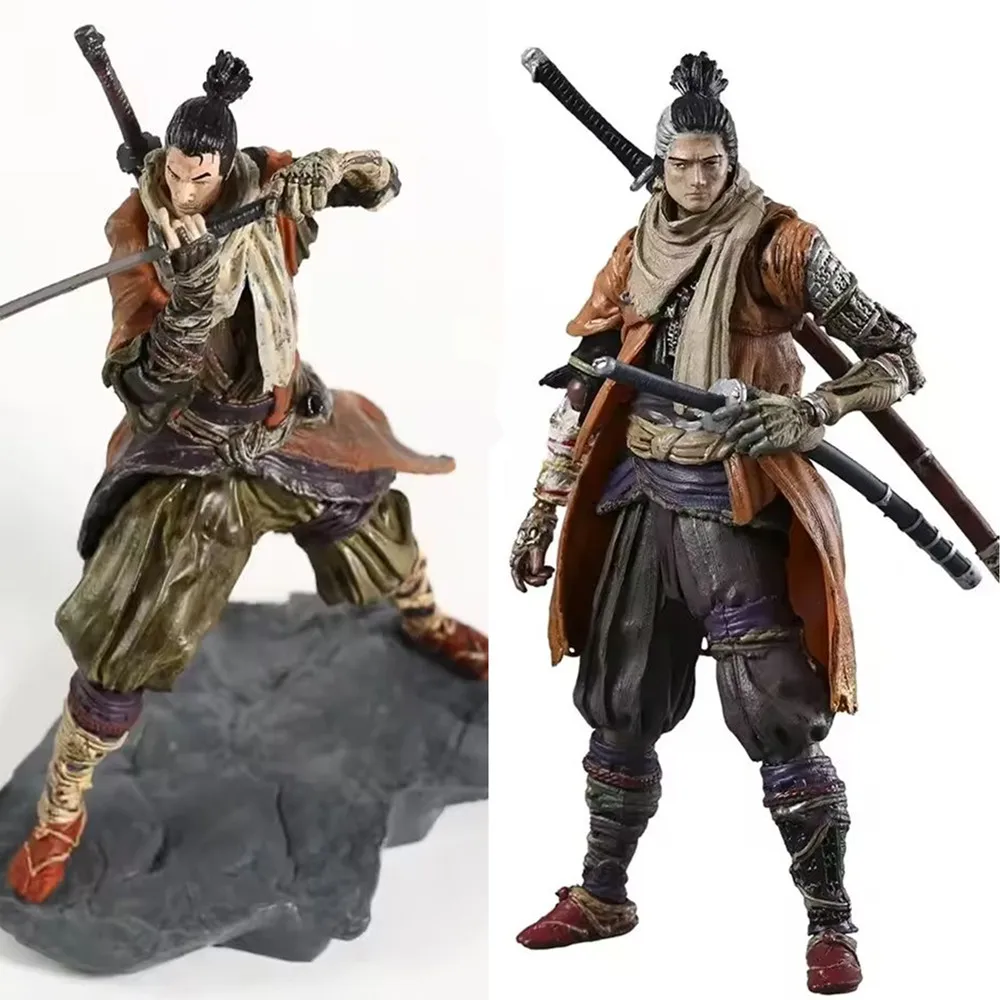 الظلال يموت مرتين فيجما 483DX Sekiro عمل الشكل لعبة دمية Brinquedos التماثيل جمع نموذج هدية