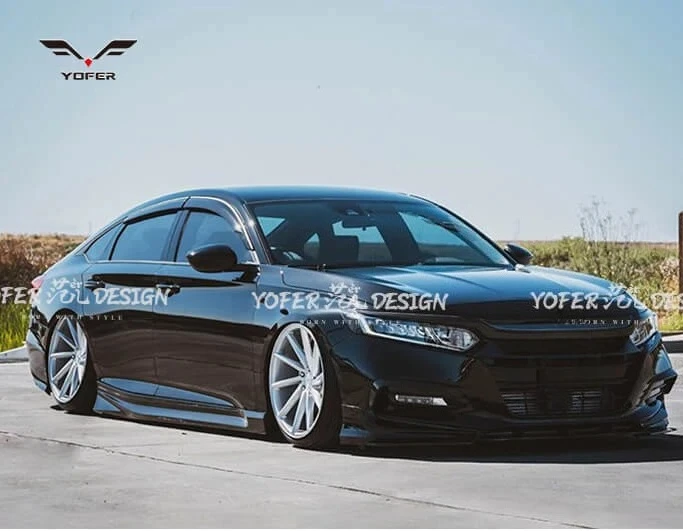 For Yofer Hot Sale pp Side Skirts Diffuser Car Accessories Bodykit Side Aprons Skirts for honda Accord2018 2019 2020 2021 2022