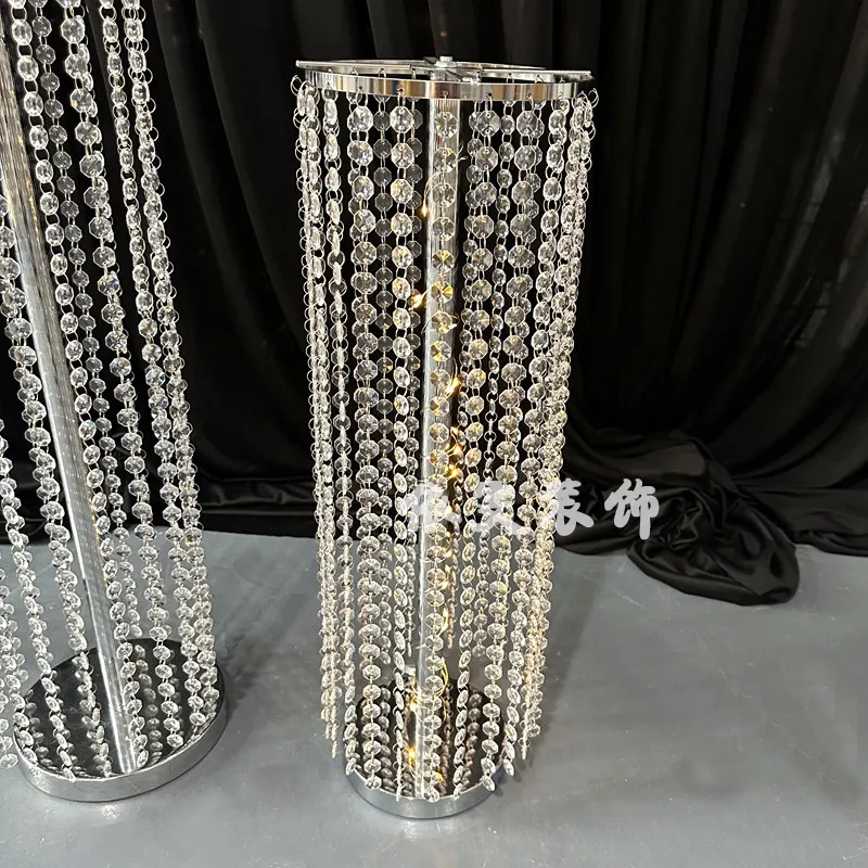 Wedding props Decorative supplies European crystal flower stand ornament T-table