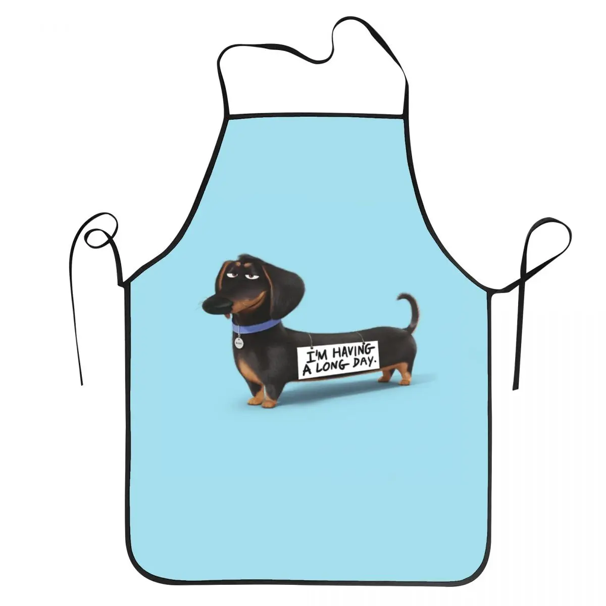 Unisex Dachshund Dog Kitchen Chef Cooking Baking Apron Women Men Sausage Wiener Badger Tablier Cuisine for Gardening