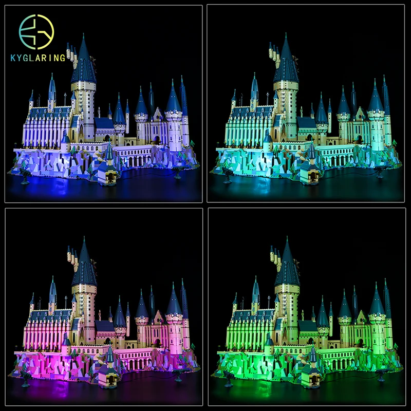 Kyglaring Led Lighting Set DIY Toys (RC&RC sound Version) For 71043 Castle (Not Included Building Blocks)