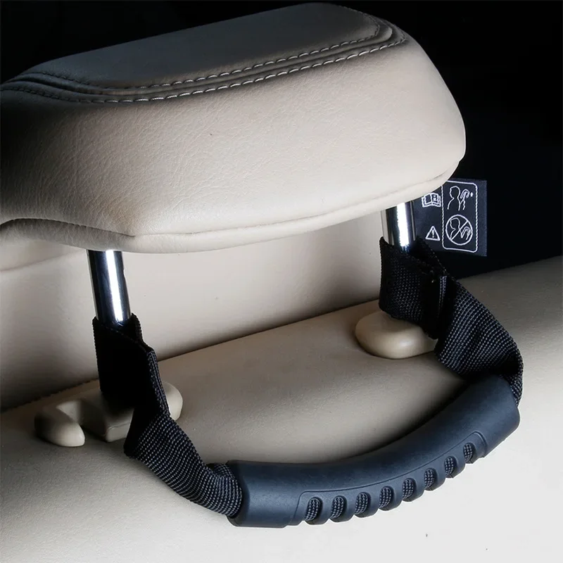 Car Handle Headrest Rear Pillow on The Car Auxiliary Armrest Non-slip Safety Grip Rope SUV Off-road Vehicle Modification