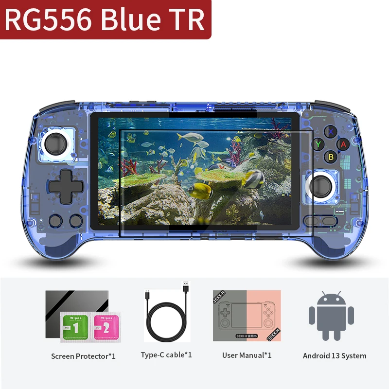 ANBERNIC RG556 Handheld Games Console 5.48 ''AMOLED 1080*1920 Scherm Android 5500mAh Draagbare Video Games Speler AI Assistent
