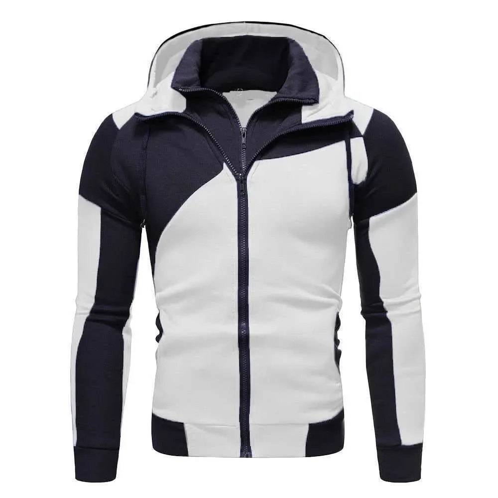 Men's 2026 Casual Sports Hoodie Zipper Multi-Functional High Quality Fashionable Jogging Daily Top