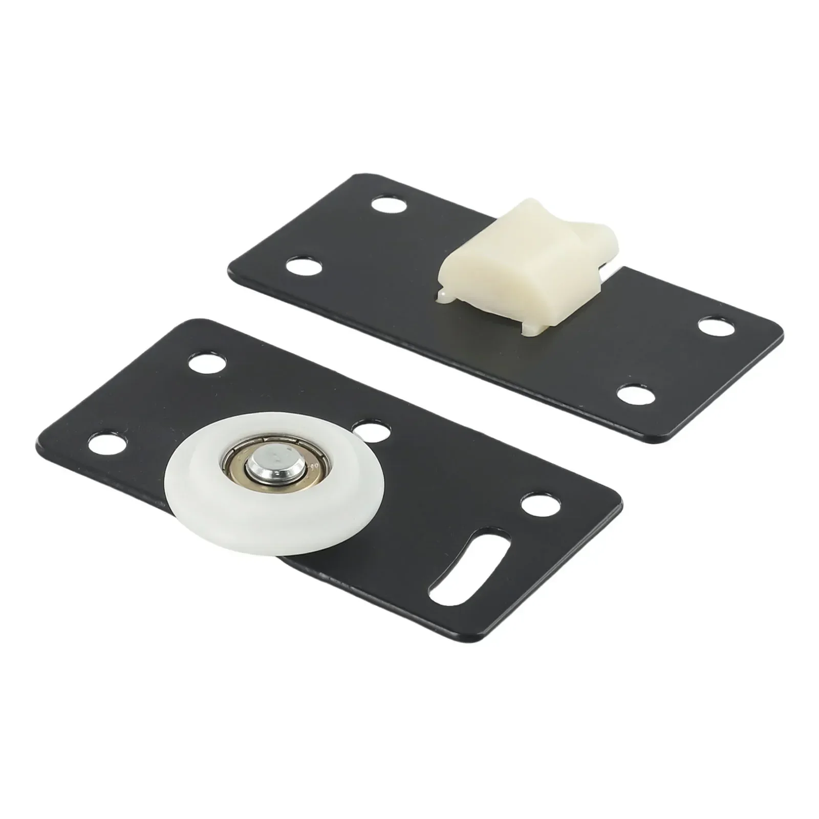 Door Rollers Sliding Door Wheel Cabinet Nylon Pulley Cupboard Caster Hanging Wheel Sliding Track For Wardrobe Furniture Hardware