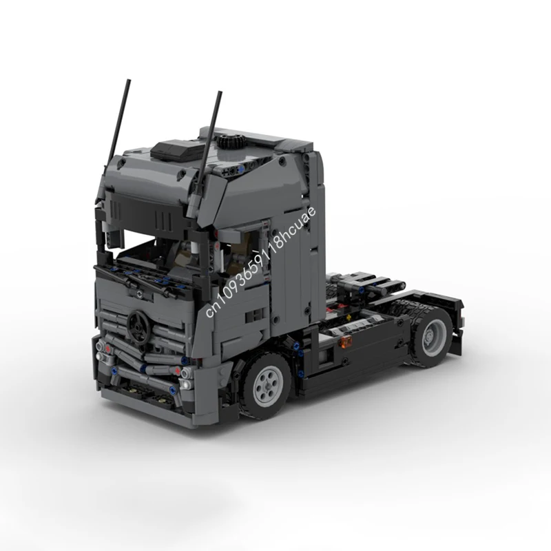 1036 قطعة MOC الناقل مرسيدس Actros شاحنة مدينة الهندسة نموذج اللبنات التراص الطوب ألعاب إبداعية طفل هدية لتقوم بها بنفسك