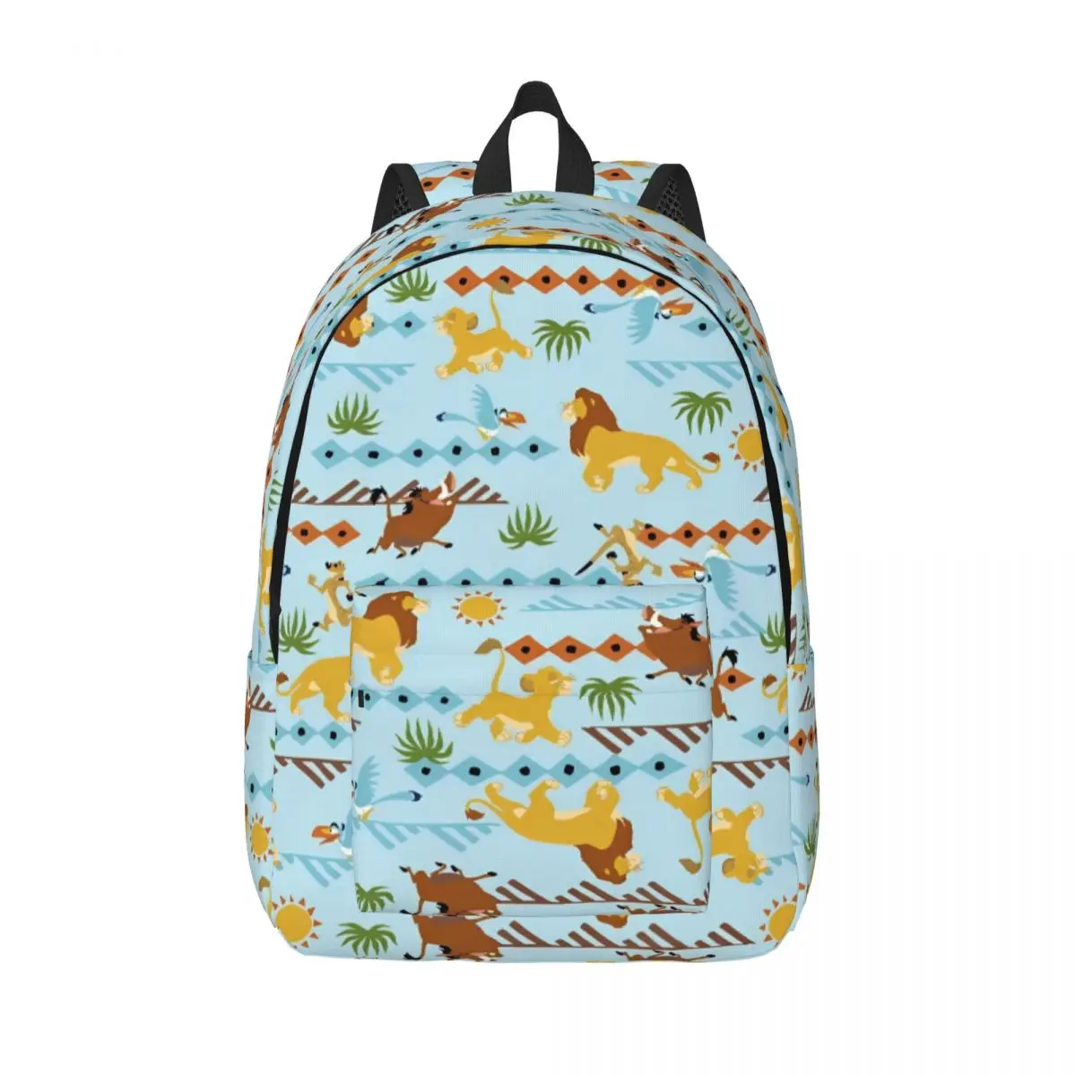 

Lion King Simba Cartoon Classical Backpack Lightweight Student Work Pumbaa Daypack for Men Women Laptop Canvas Bags